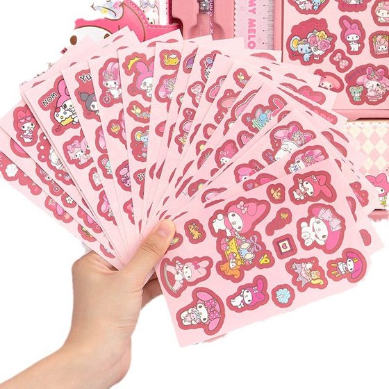 Sanrio Hand Account Book suit Kulomi Meruti Hand Account Gift Box Children's Girls Pupil Gift Toys for Women