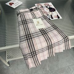 Jkユニフォーム【素颜】オリジナルチェック柄スカートレディースプリーツスカートショートパンツピンク春夏秋校提供感jkチェックスカート