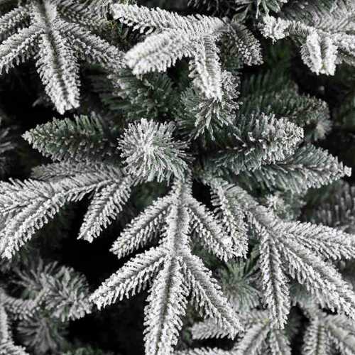 New Snow Christmas PE Mixed PVC Flocked Few Snow Christmas Tree Manufacturer Christmas Decoration Snowy Tree