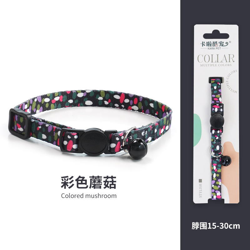 Collar de gato, collar de cuello, collar de perro, campana de gato, collar tejido, etiqueta de gato, decoración de joyería, mascota de perro pequeño