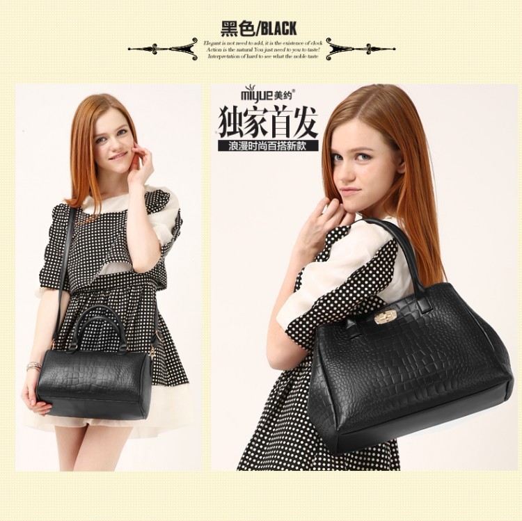 The first generation of the classic cross-border women's bag, the crocodile pattern mother-and-child bag five-piece set, single-shoulder crossbody handbag for Spring 2024 is now available undefined