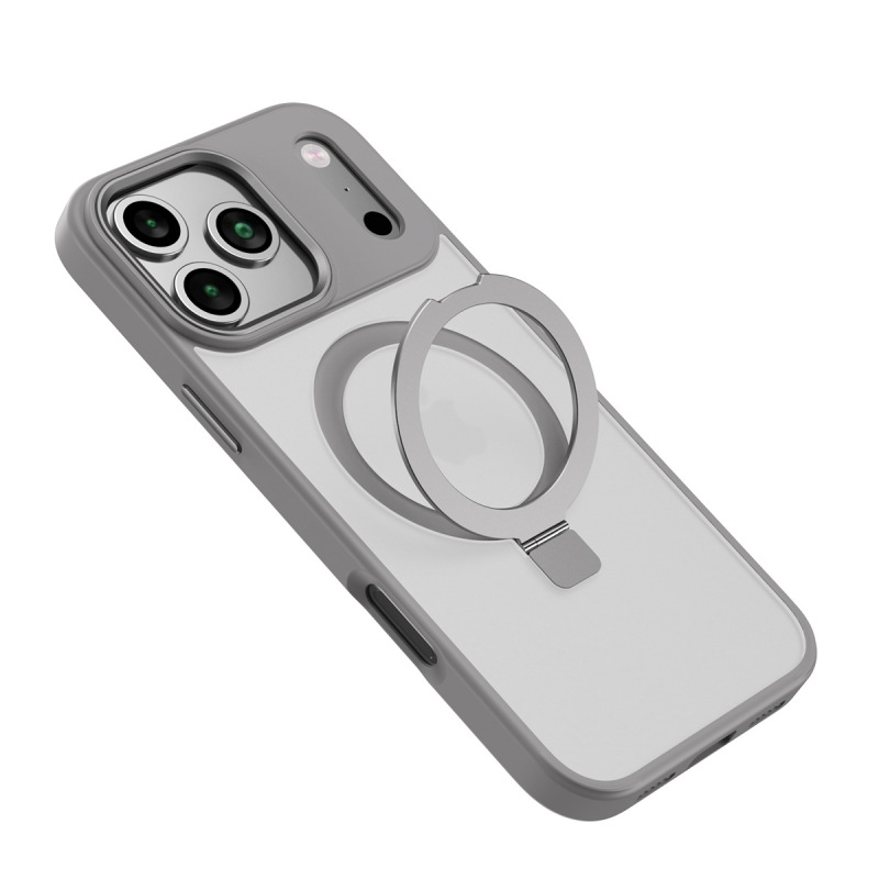 Apple 17 肌感触磁気不可視支点ケース iPhone16promax スタンド携帯電話ケースに適した新しいクロスボーダー|undefined
