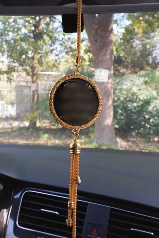Cross-Border Middle East and Southeast Asia Zinc Alloy Car Seat Prayer Beads Scripture Car Hanging Ornament Car Accessory Source Factory