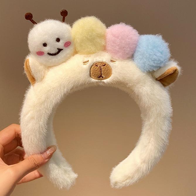 Fg283-white fur ball