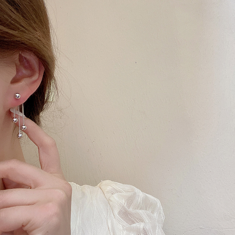 12g Weight Gold Plated Plating Material 1 Pair Simple Style Solid Color Plating Copper Gold Plated Drop Earrings