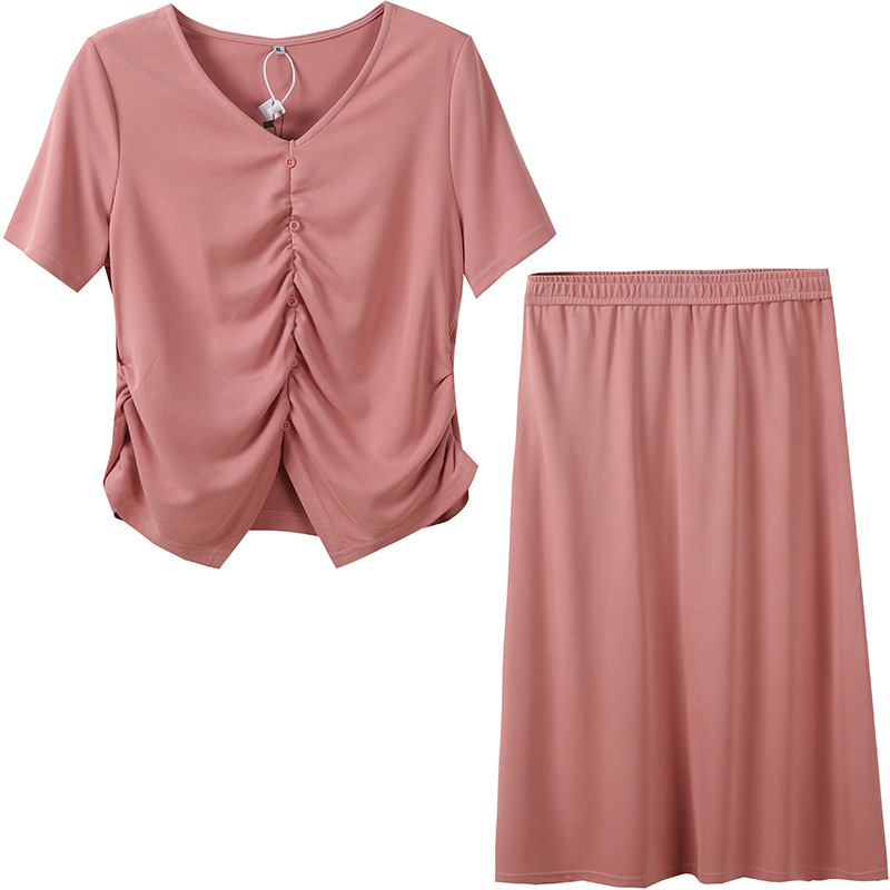  夏  XL-4XL 大きいサイズ 上下セット