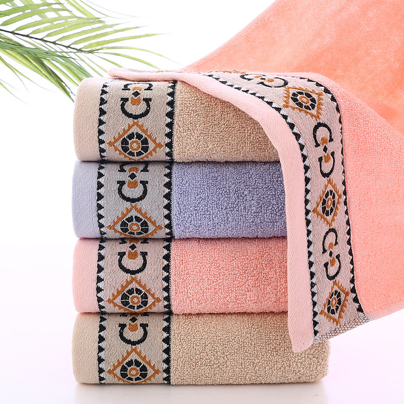 Weak Twist Thickened 110g Towel Wholesale Household Men's and Women's Cotton Wash Face Towel for the Elderly