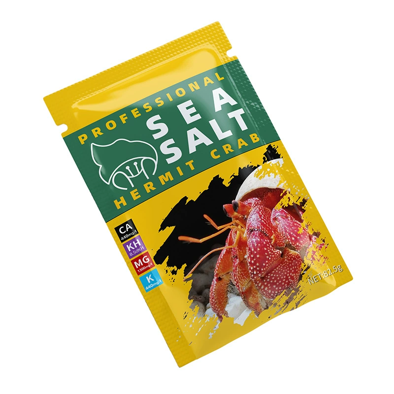Морская соль для аквариума с крабом-отшельником, соль для твердых костей, коралловая соль, соль LPS, соль для морского резервуара SPS, маленькая упаковка