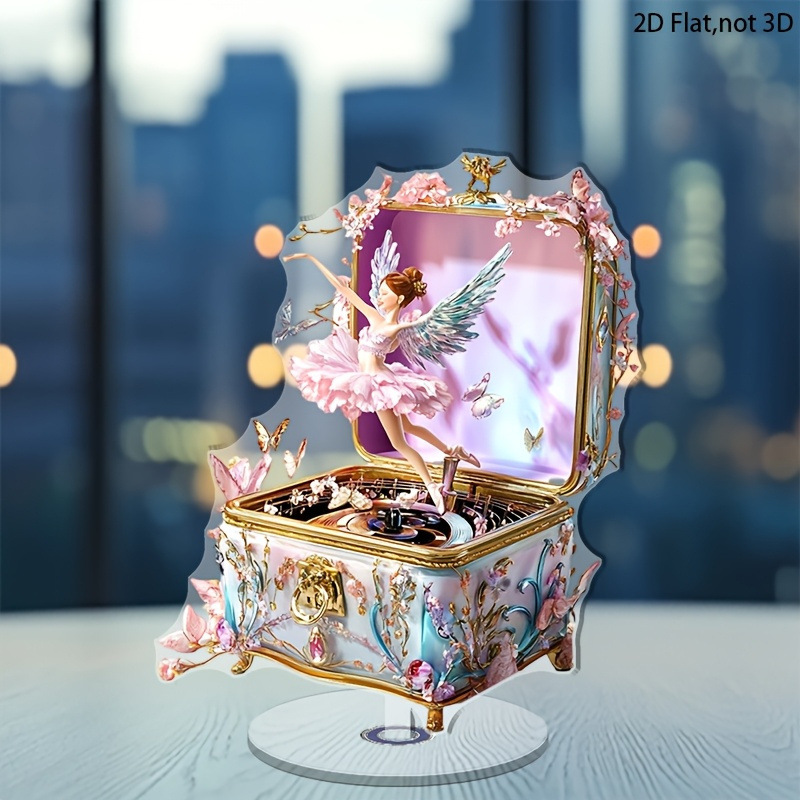 跨境亚克力立牌桌面摆件工艺品可放办公室客厅送人礼品室内装饰