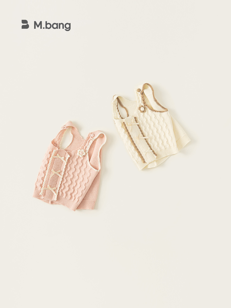 Yubao ropa infantil chaleco de tejedor para niños chaleco de primavera para niñas chaleco de primavera para niñas ropa de primavera suéter
