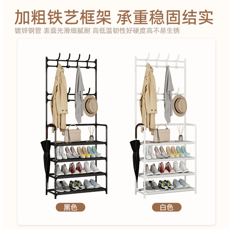 Simple Wardrobe Hanger, Foreign Trade Shoes and Hats Rack, Minimalist Rental House Clothing Rack, Multi-layer Assembled Home Use Versatile Clothes Rack