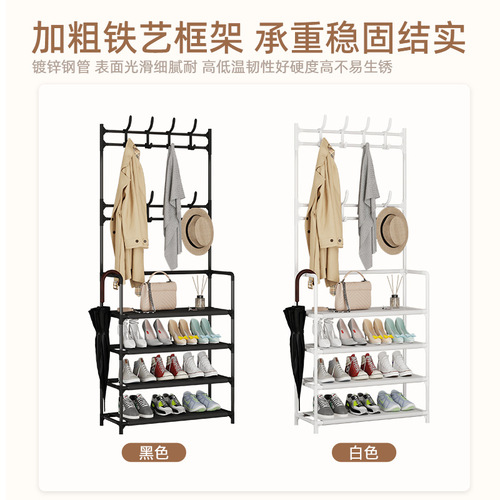 Simple Wardrobe Hanger, Foreign Trade Shoes and Hats Rack, Minimalist Rental House Clothing Rack, Multi-layer Assembled Home Use Versatile Clothes Rack