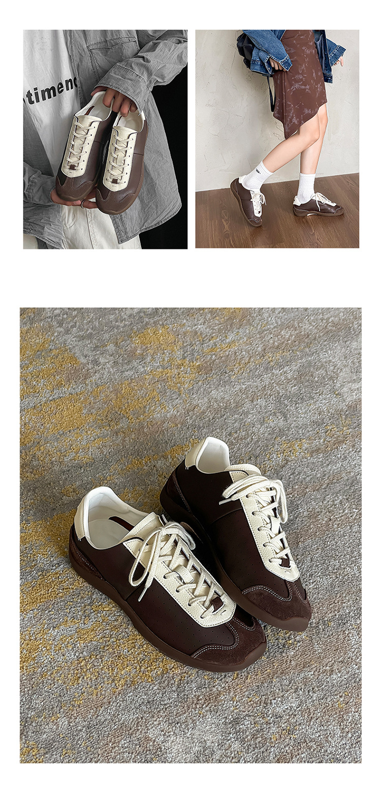 2024 neue explosive Ballett-Trainingsschuhe mit weichen Sohlen für Herren, Nische, lässig, farblich passende Retro-Paar-Sportschuhe_voghion.com