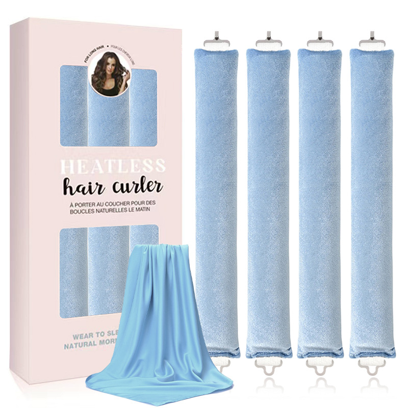 Perezoso rizado estilo de cabello libre de rizos ondas grandes sueltos sin calor rizador de cabello para dormir cortar el cabello rizado de cola