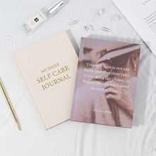 感恩日记本英文笔记本A5本子日程本计划本幸福自我关爱日志护理本