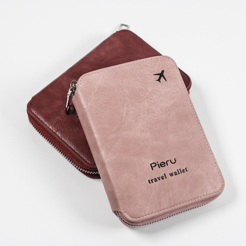 Cross-border in stock RFID Multi-function passport bag PU leather SIM card ID bag leather case passport holder Cross-border in stock RFID Multi-function passport bag PU leather SIM card ID bag leather case passport holder
