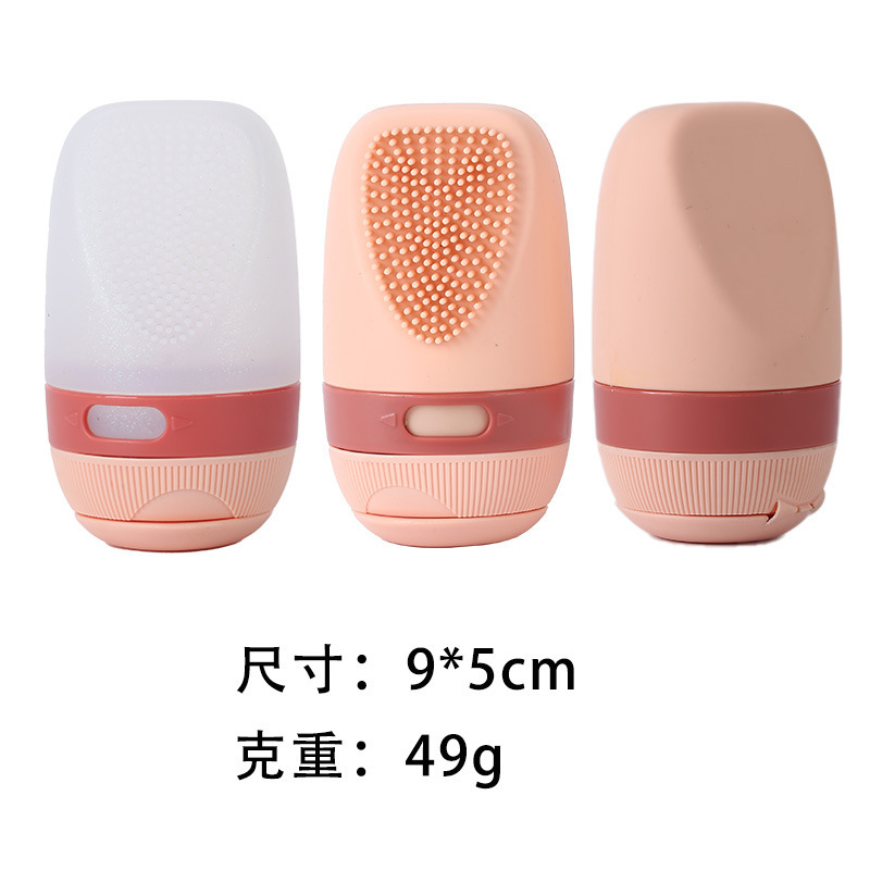 穴付きガスボンベ詰め替えボトル、アウトドア旅行化粧品サンプルボトル詰め替え洗顔料ローションシリコン保存ボトル|undefined