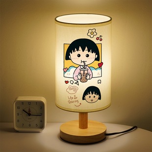 Girly Heart Simple Cute Lamp Chibi Maruko-Chan Student Male Japanese Style Crayon Shin-Chan Led Lamp Couple Ins Night Light