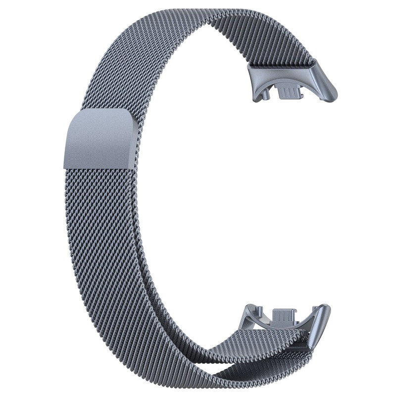 适用小米手环10表带xiaomi band9/8米兰尼斯不锈钢磁吸金属表带|undefined