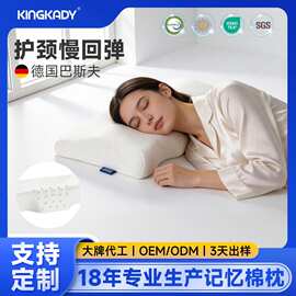 定制代加工蝶型慢回弹太空记忆棉枕头面包型记忆枕家用枕睡眠