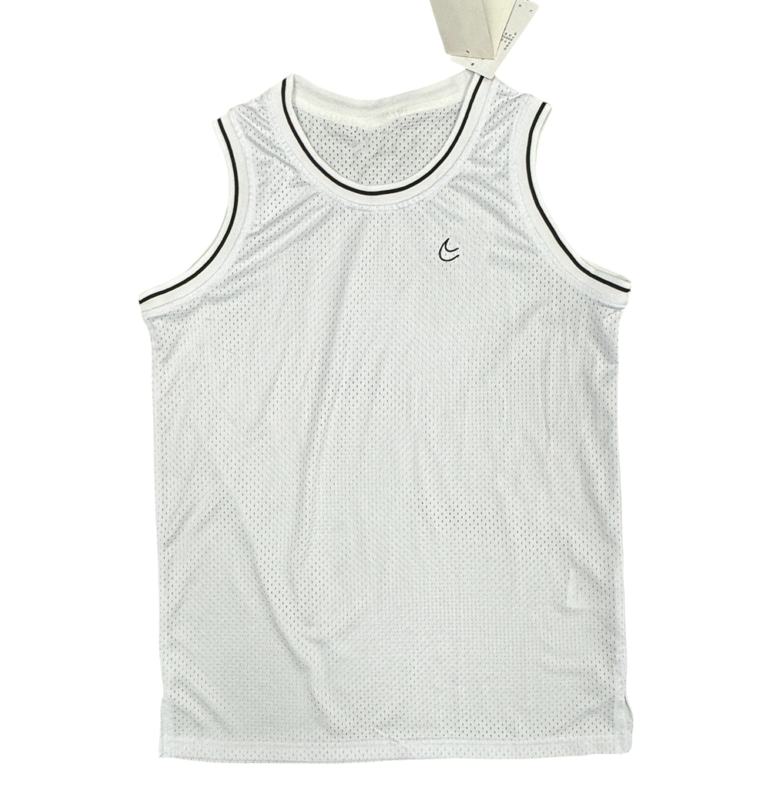 Unbranded Training Mesh Sleeveless Jersey White