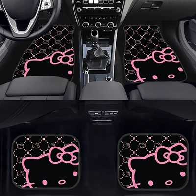 Four-Piece Set of Car Floor Mats, Avtomobil döşəmə paspasları - 228gygzd-8-3344cm-two-piece-set