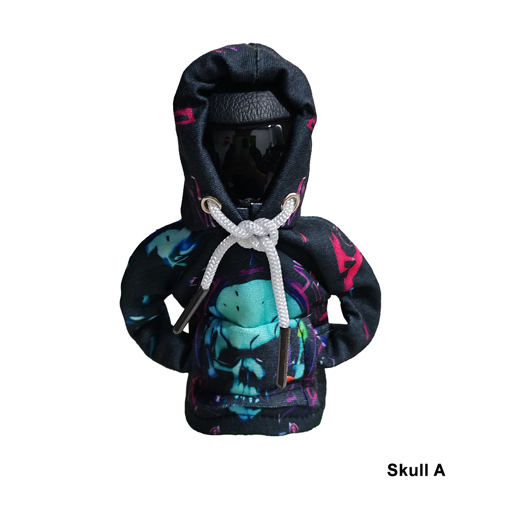 Source Factory Car Gear Shift Lever Hooded Skull Interior Decoration Accessories Gear Dust Cover Shift Lever Car Accessory
