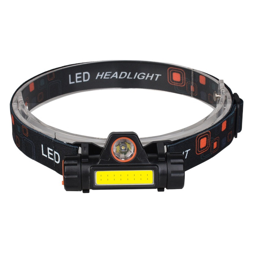 Headlight Strong Light Led Daily Charging Dual Light Source Magnet Hiking Mountaineering Night Fishing Outdoor Head-Mounted Work Light
