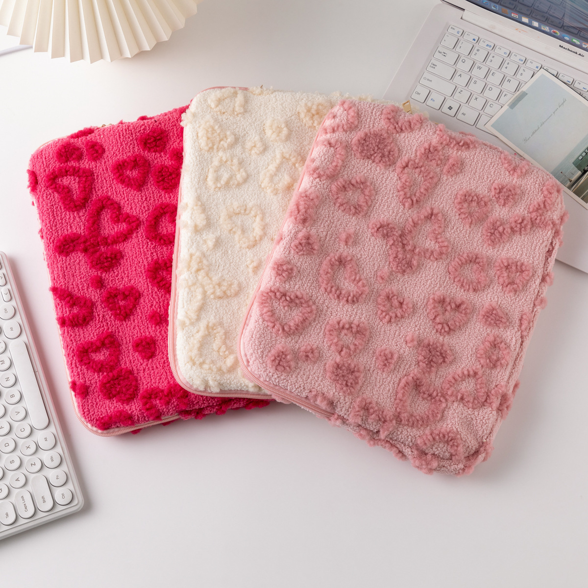 New In-Stock Laptop Sleeve Ins Sweet iPad Plush Apple Pro 11inch 13inch Storage
