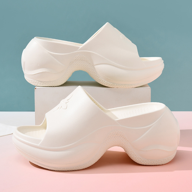 New women's summer thick-soled high wear-resistant sandals EVA cruciform breathable non-slip high-end slippers