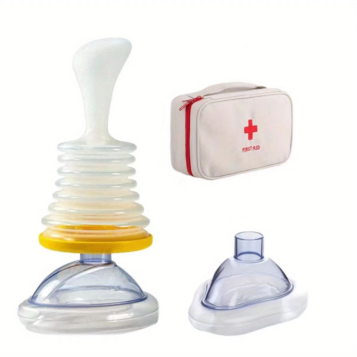 Entrenador de respiración sofocante máscara de rescate de emergencia artificial corazón capacidad vital asfixia dispositivo de emergencia