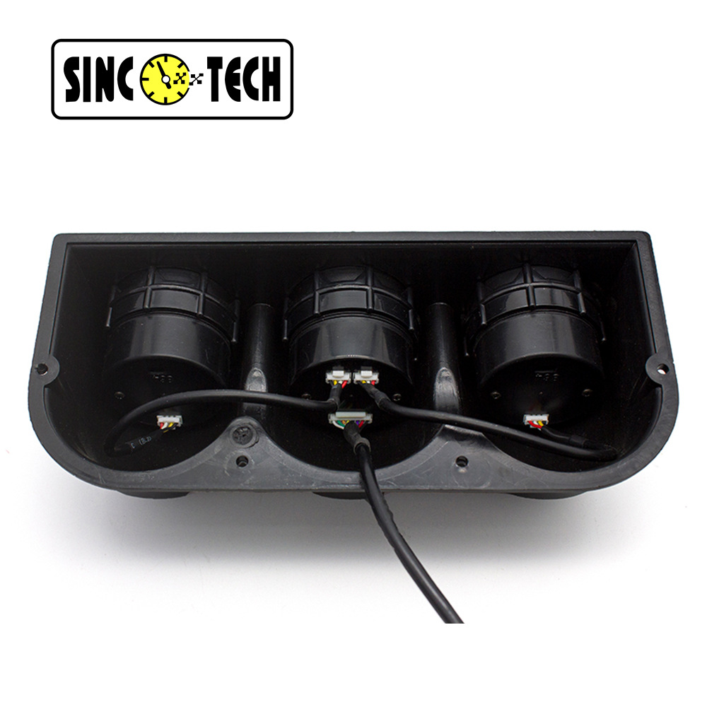 Sincotech 52Mm12V Car Modification Instrument 516 Triple Meter Obdii