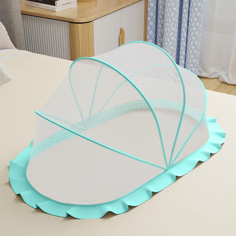 Baby Mosquito Net Cover Mongolian Yurt Installation-Free Children's Mosquito Net Children's Foldable Baby Crib Anti-Mosquito One Piece