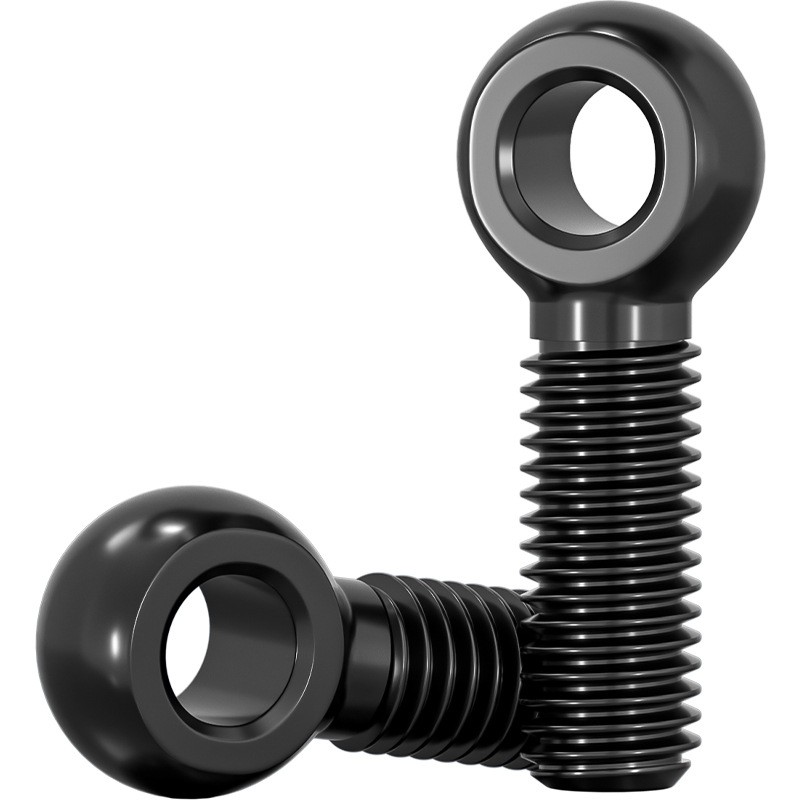 Carbon steel blackened joint screw GB798 black joint bolt lifting ring fish eye hole screw joint scr