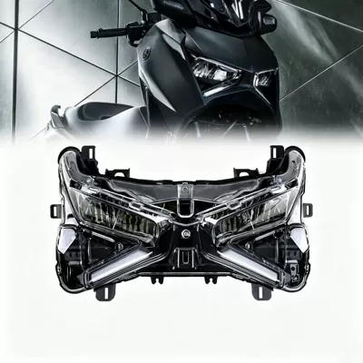 Suitable for Yamaha XMAX300 LED headlight assembly, front light, 23-26 motorcycle spotlight (Motorcycle headlights, headlights) - front-headlight