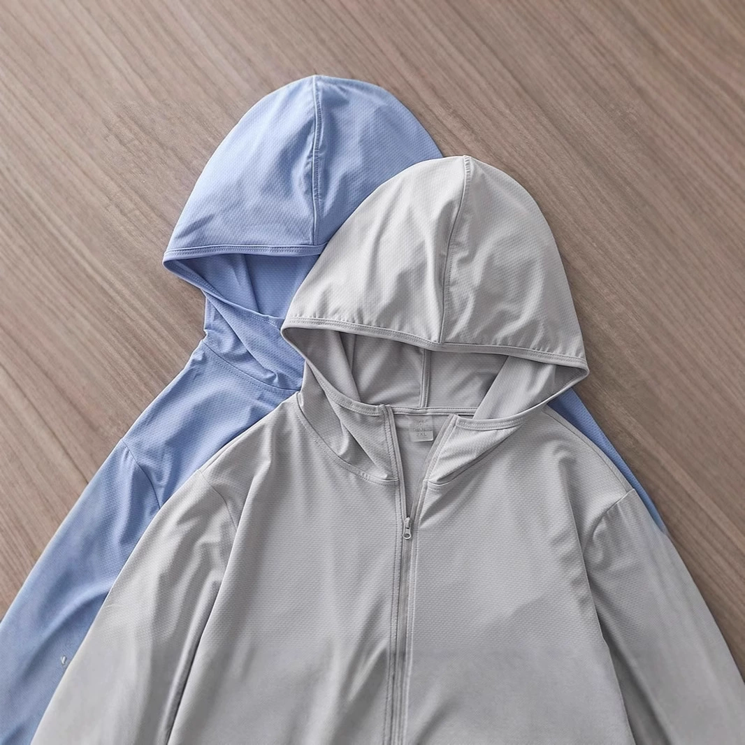 Ультратонкая солнцезащитная одежда из ледяного шелка для мужчин и женщин, мужская летняя дышащая куртка с защитой от ультрафиолета, солнцезащитная одежда для рыбалки на открытом воздухе