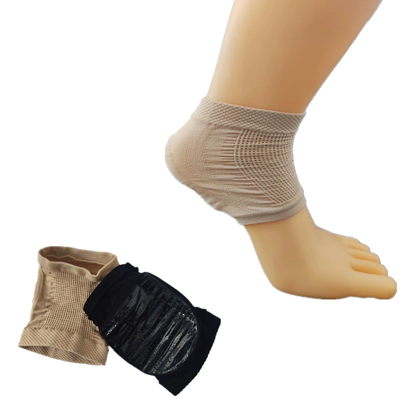 Эластичные тонкие дышащие силиконовые носки второго поколения Gel Silicone Heel Protector