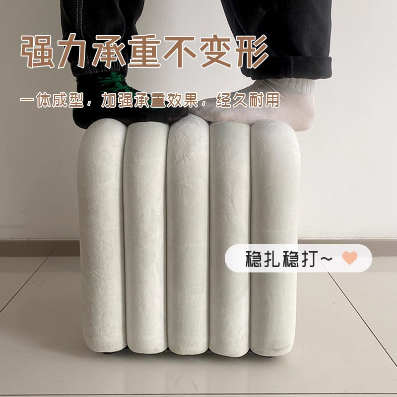 网红创意玄关入户可坐式穿鞋凳卧室化妆梳妆凳凳子家用门口换鞋凳|undefined