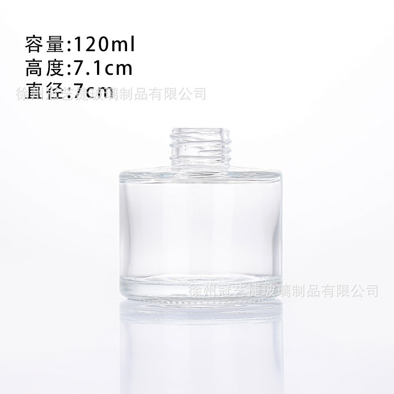 Spot botella de aromaterapia cilíndrica 100ml botella vacía de aromaterapia botella volatilizadora de perfume decoración de botella de incienso de expansión sin fuego interior