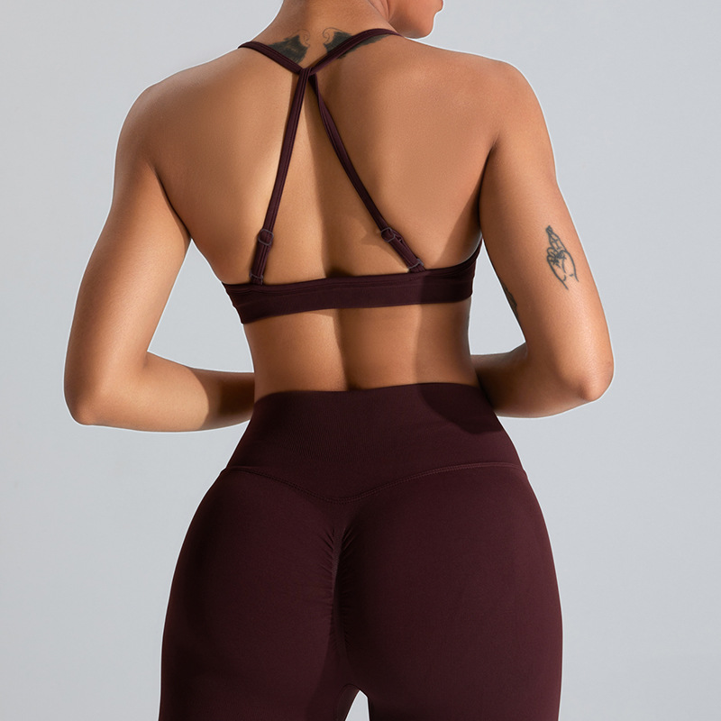 [Procesamiento personalizado] chaleco deportivo de mujer sin camisa de ropa interior de yoga secado rápido