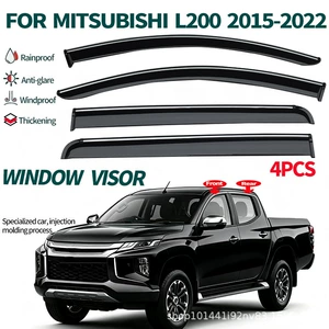 Mitsubishi L200 Triton 2015-2022 üçün 4 ədəd pəncərə yağış qoruyucusu