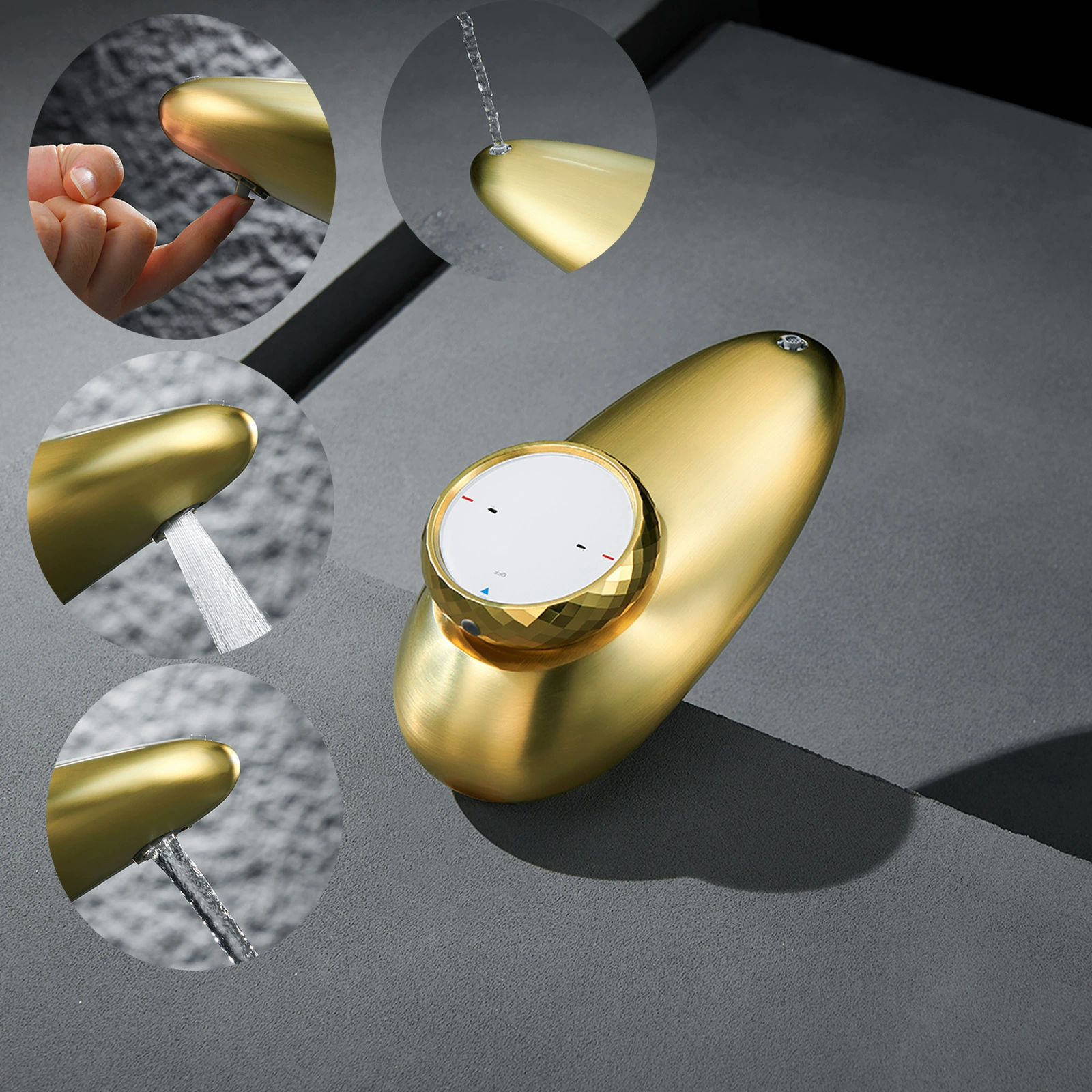 HIDEEP медная раковина с одним отверстием