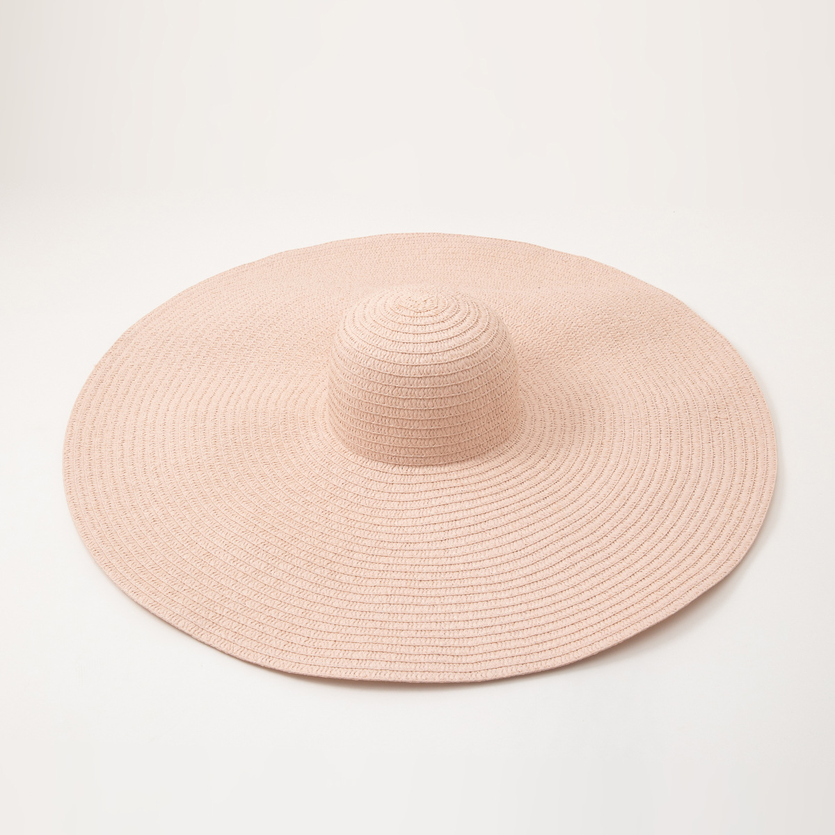 Cappello di paglia donna a tesa larga pieghevole per spiaggia_voghion.com