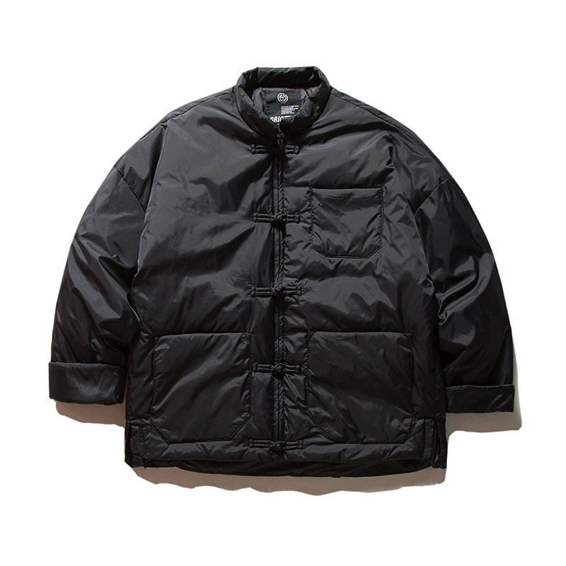 城市凡品 2024冬季新款休闲羽绒服中国风复古盘扣保暖外套