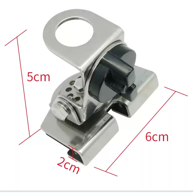 Mini car-mounted clamp for walkie-talkie and car radio antenna, small universal clamp for off-road use