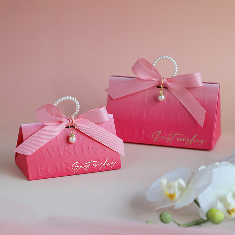 2025 新しい結婚式のキャンディー包装箱シュガーボックス結婚式紫グラデーションイン結婚式のキャンディーボックス英語エンボスボックス|undefined