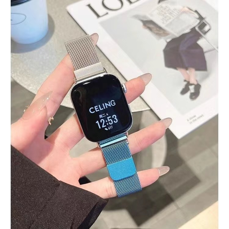 [블루 그라데이션 레트로 골드] (핫스타일)