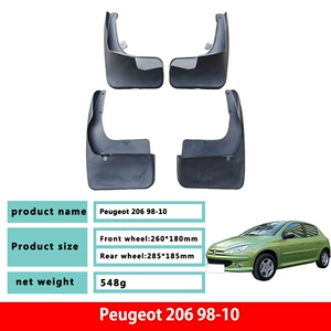 Peugeot 206 üçün yeni palçıq qoruyucuları aksesuarları