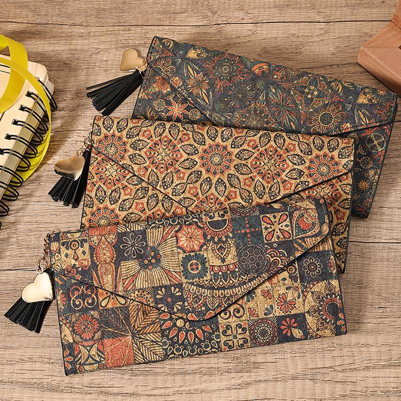 Factory Direct Supply Women's Long Wallet, Coin Wallet, 70% off Multi-Function Wallet with Multiple Card Slots and Tassel Decoration