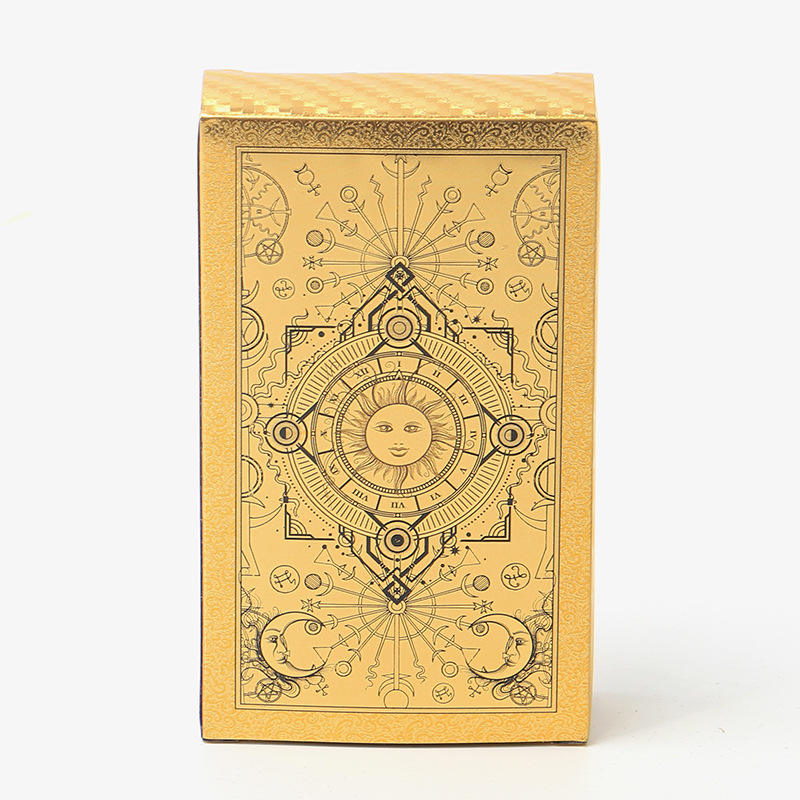 Gold Foil Waite Tarot Oracle Cards Premium Divination Deck_voghion.com